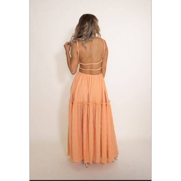 Mable Enchanted Moments Cut Out Flowy Maxi Dress - Picture 2 of 6